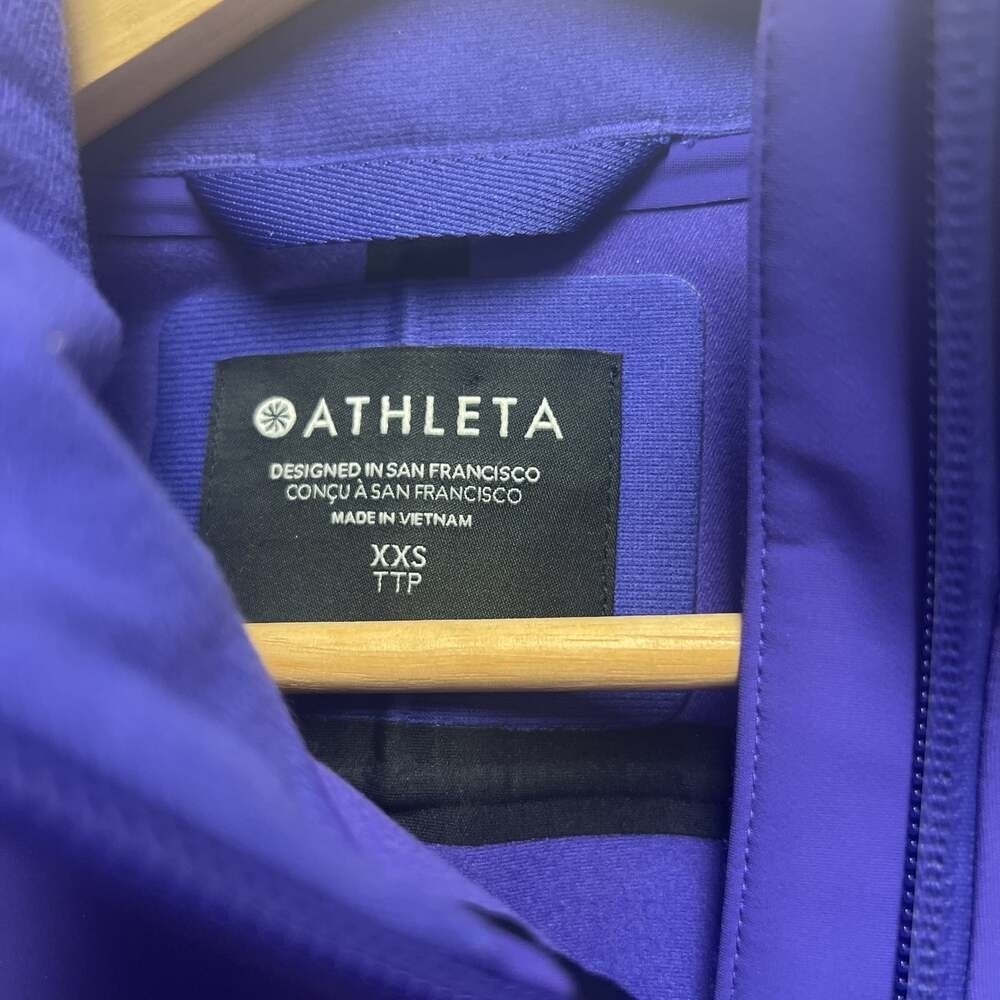 Athleta Glacier Softshell Jacket Purple size XXS - Picture 7 of 8